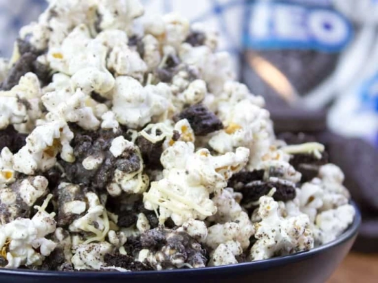 Popcorn z Oreo