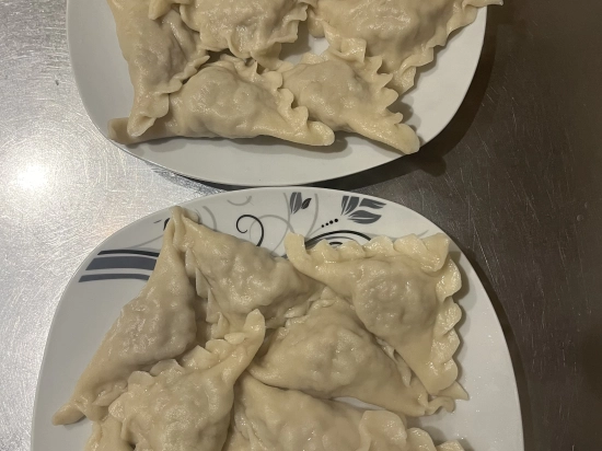 Pierogi ruskie 8 szt porcja