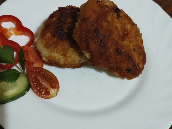 Mielony kotlet wieprzowy lub z kurczaka