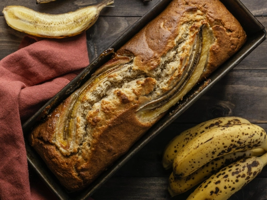 Chlebek bananowy (Vegan) 6 kawałków (600 gr).