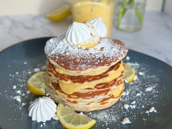 Lemon Meringue Pancakes