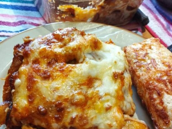 pieczone dojrzałe ciasto bananowe