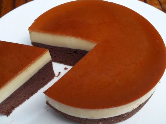 Ciasto Flan z Karmelą 16cm