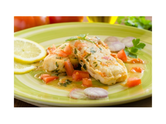 Cod Fillets in Coconut Cream Sauce