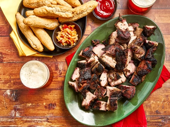 Jerk Pork & Festival Lunch Box