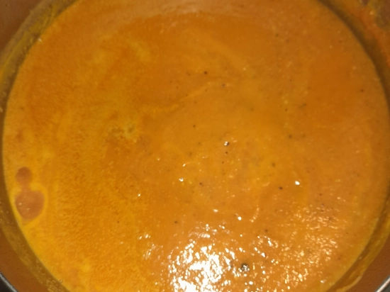 Zupa dyniowa krem gotowana na rosole