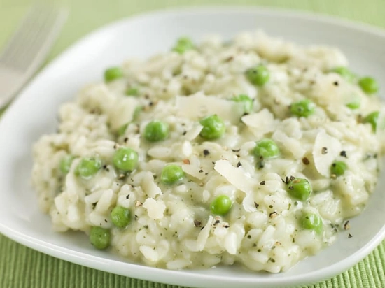 Risotto truffle and green beans
