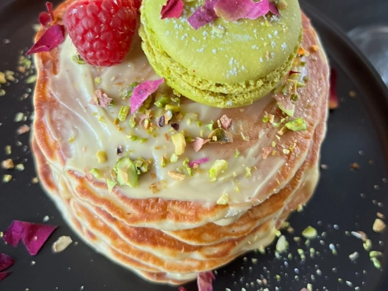 Pistachio Pancakes