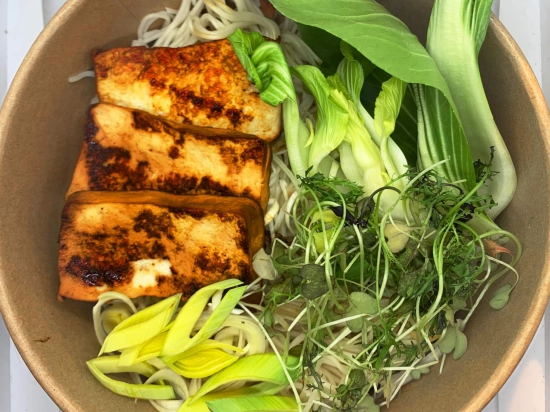 Wegański ramen Tonkotsu