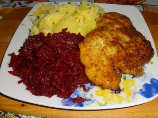 Panierowana pierś z kurczaka