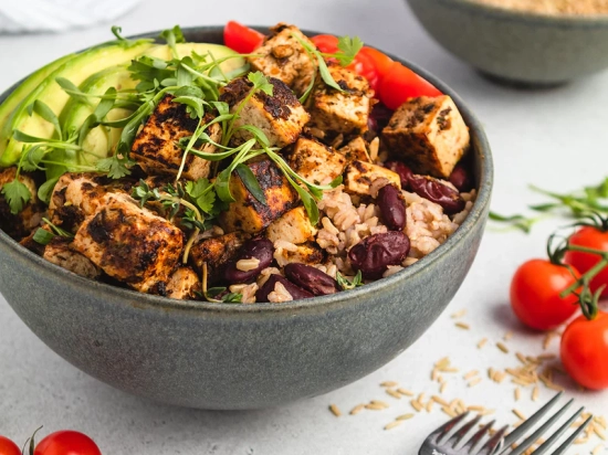 Jerk Tofu Bowl