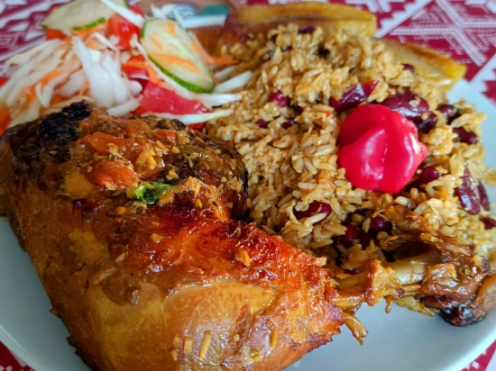 Rice and Beans (Costa Rican Caribbean Food) - BIG SIZE (dla dwojga)