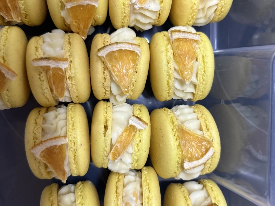 Makaronik o smaku lemon Kurd