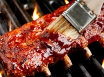 Rum Glazed BBQ Pork Ribs ( 2 servings)