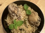 Chicken Biryani with Raita (Biryani is a flavoured rice with chicken and traditional spices) - BIG Portion: 600g