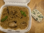 Chicken Biryani with Raita (Biryani is a flavoured rice with chicken and traditional spices) - BIG Portion: 600g