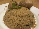 Chicken Biryani with Raita (Biryani is a flavoured rice with chicken and traditional spices) - BIG Portion: 600g